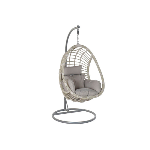 Hanging garden armchair DKD Home Decor Grey Multicolour Aluminium