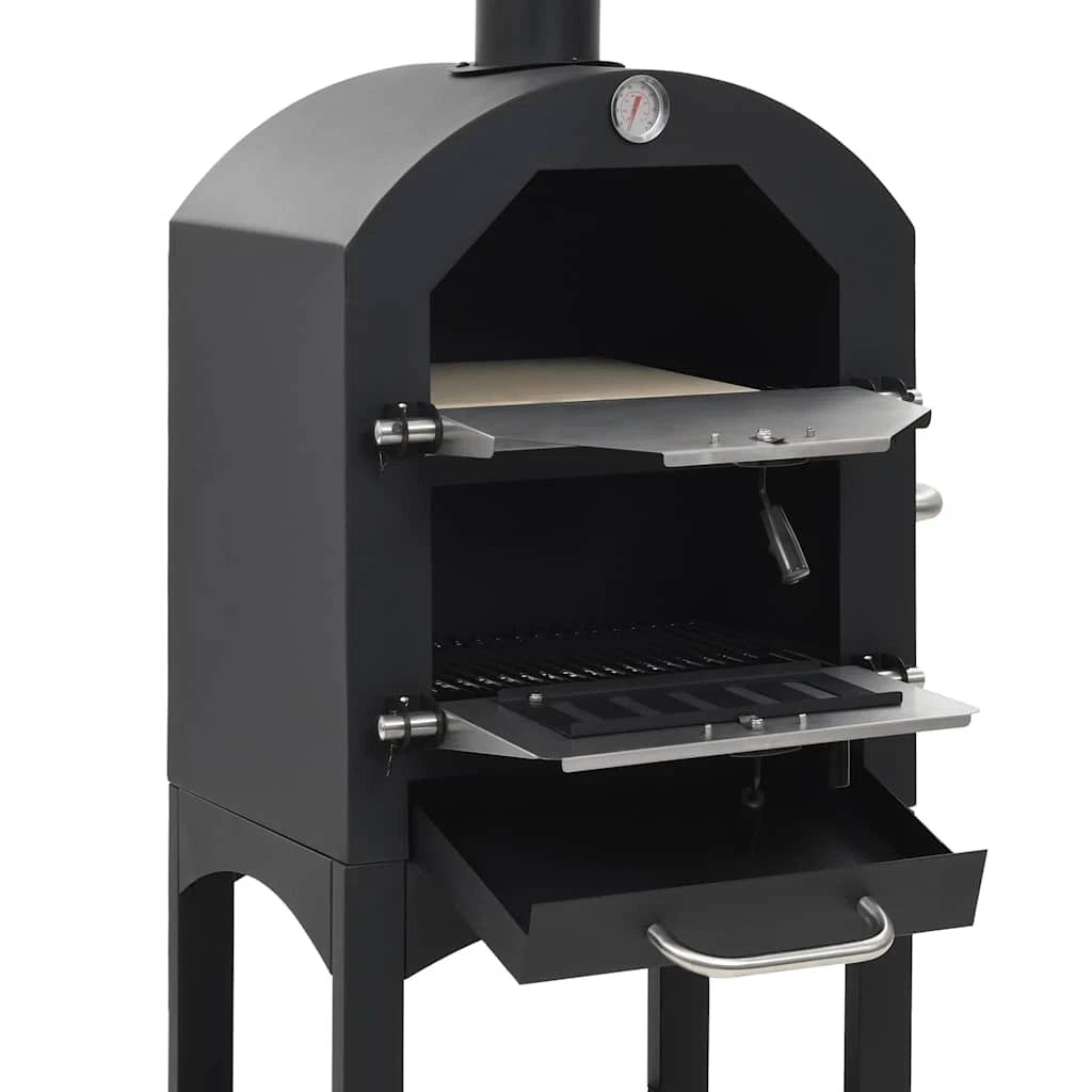 Pizza Ofen mit Terrakotta Steinplatte