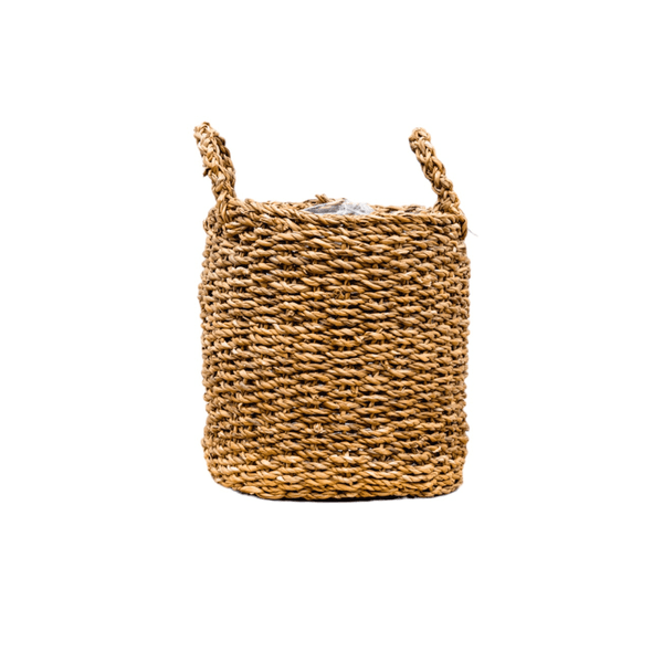 Willow Boy – 26cm x 23cm – Stylish Planter for Indoor Plants – Plant Basket for Living Room, Balcony & Garden